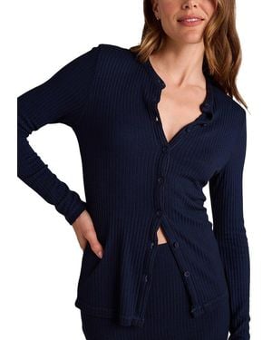 Bella Dahl Slim Fit Cardigan - Blue