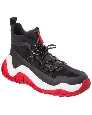Christian Louboutin Anapur Leather & Rubber Trainer - Red