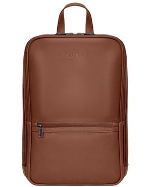 CHAMPS Onyx Leather Classic Backpack - Brown