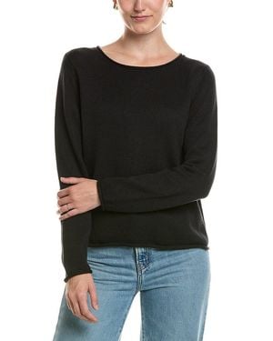 Eileen Fisher Jewel Neck Jumper - Black
