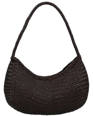 Dragon Diffusion Nova Luna Leather Shoulder Bag - Black