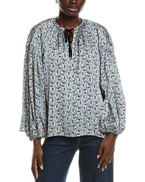 Maje Printed Top - Grey