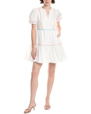 Endless Rose Poplin Mini Dress - White