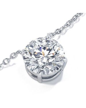 Lab Grown Diamonds 14k 2.00 Ct. Tw. Lab-grown Diamond Sol Pendant Necklace - White