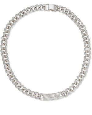 Eye Candy LA Cz Chain Necklace - Metallic