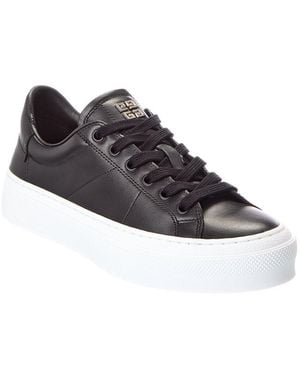 Givenchy Logo Leather Trainer - Brown
