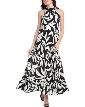 Vince Camuto Halter Maxi Dress - White