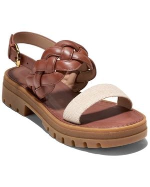 Cole Haan Cressida Leather Sandal - Brown