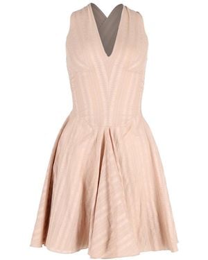 Alaïa Alaïa Printed Mini Halter Neck Flared Dress (authentic Pre-loved) - Pink