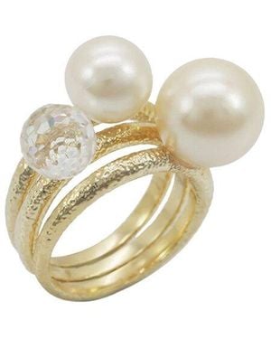 Alamode Jewelry Ring - White