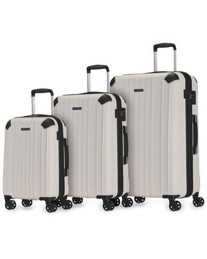 Bugatti Pvg Expandable 3pc Luggage Set - Gray