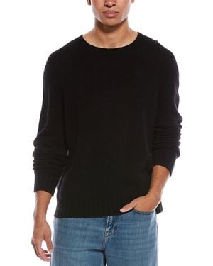 Palm Angels Curved Logo Wool-blend Sweater - Black
