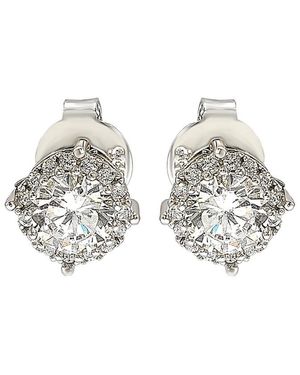 Suzy Levian CZ Jewelry Suzy Levian Silver Cz Studs - Metallic