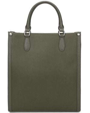 Tiffany & Fred Paris Two Handle Leather Tote - Green