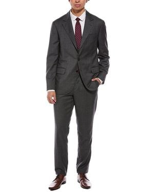Brunello Cucinelli 2pc Wool Suit - Black