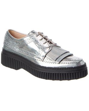 Tod's Leather Oxford - White