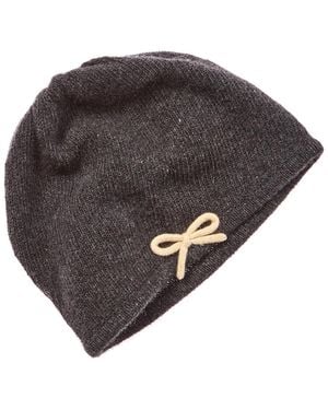 Portolano Grey Cashmere, Silk, & Wool-blend Hat