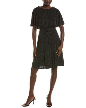 Maison Tara Capelet Mini Dress - Black