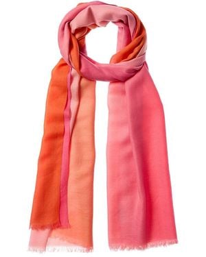 Sofiacashmere Sofiacashmere Ombre Cashmere Wrap - Red