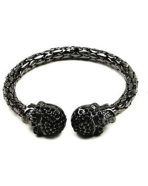 Eye Candy LA Skull My Wrist Bracelet - Black