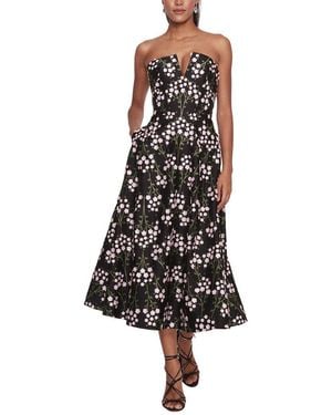 Marchesa Midi Dress - Black