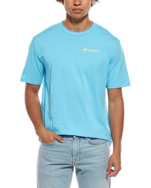 COSTA APPAREL Tropical C T-Shirt - Blue