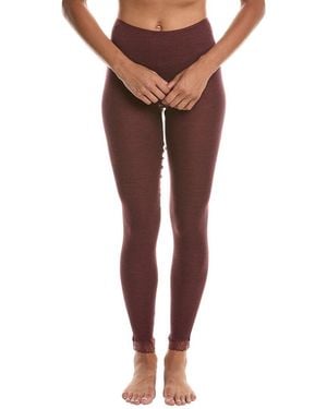 Hanro Woolen Lace Wool & Silk-Blend Legging - Brown