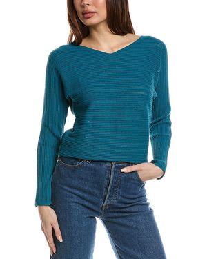 Tommy Bahama Jewel Bay Sequin V-Neck Jumper - Blue