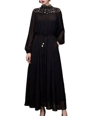BRC By BURRYCO Solid Midi Dress - Black