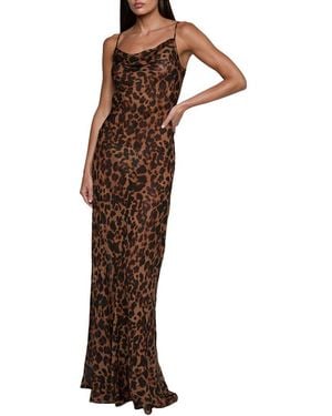 L'Agence Christine Long Dress - Brown