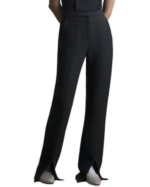 Adam Lippes Louisa Wool-Blend Pant - Black
