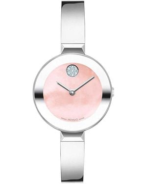 Movado Bold Bangle Watch - Pink