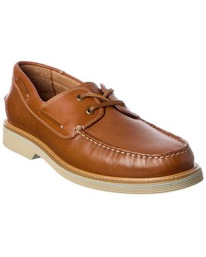 Donald J Pliner Fostertc Leather Boat Shoe - Brown