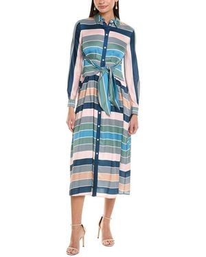 Shoshanna Essie Shirtdress - Blue