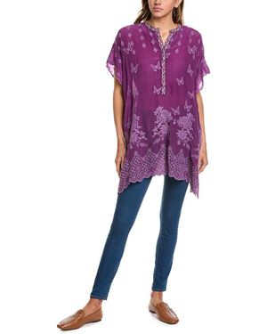 Johnny Was Fiyori Poncho - Purple