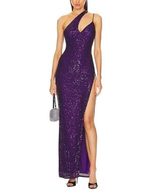Alma King Maxi Dress - Purple