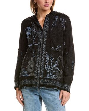 Johnny Was Lumose Hooded Jacket - Black