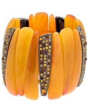Kenneth Jay Lane Stretch Bracelet - Orange