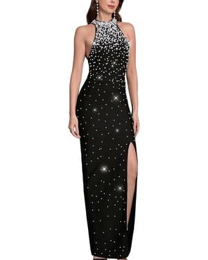 Ariele Tesoro Embellished Maxi Dress - Black