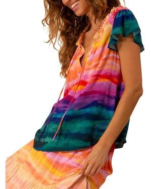 Hale Bob Faith Blouse - Orange