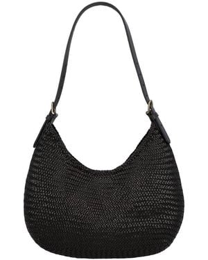 Dragon Diffusion Luna Mezza Leather Shoulder Bag - Black