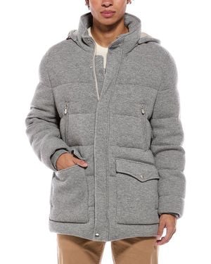 Brunello Cucinelli Knit 100% Cashmere Coat - Grey