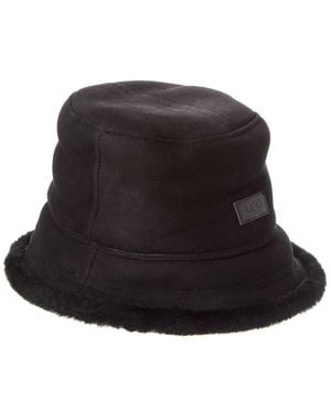 UGG Sheepskin Bucket Hat - Black