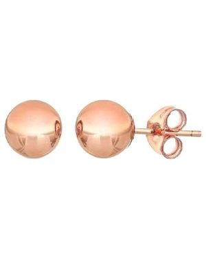 Liv Oliver 14K Rose Earrings - Pink