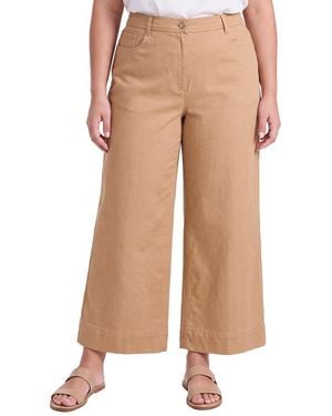 Marina Rinaldi Plus Rampa Long Trouser - Natural