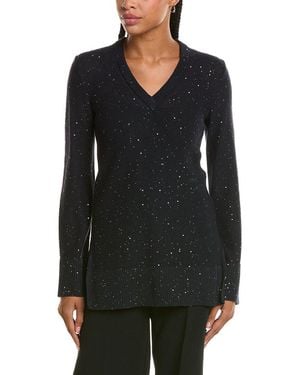 Michael Kors Linen-Blend Embellished Jumper - Black