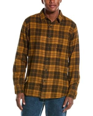 Grayers Lightweight Grindle Fine Twill Shirt - Brown