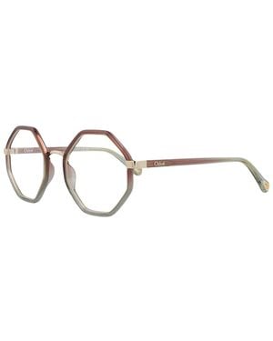 Chloé 49Mm Optical Frames - Metallic