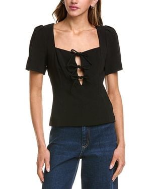 Astr The Label Torie Top - Black