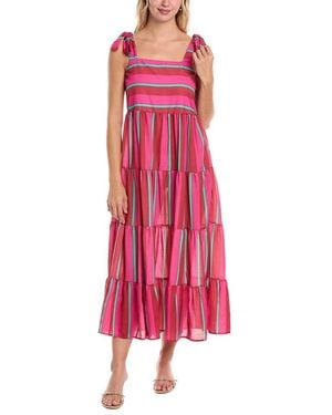 Madison Miles Tiered Midi Dress
